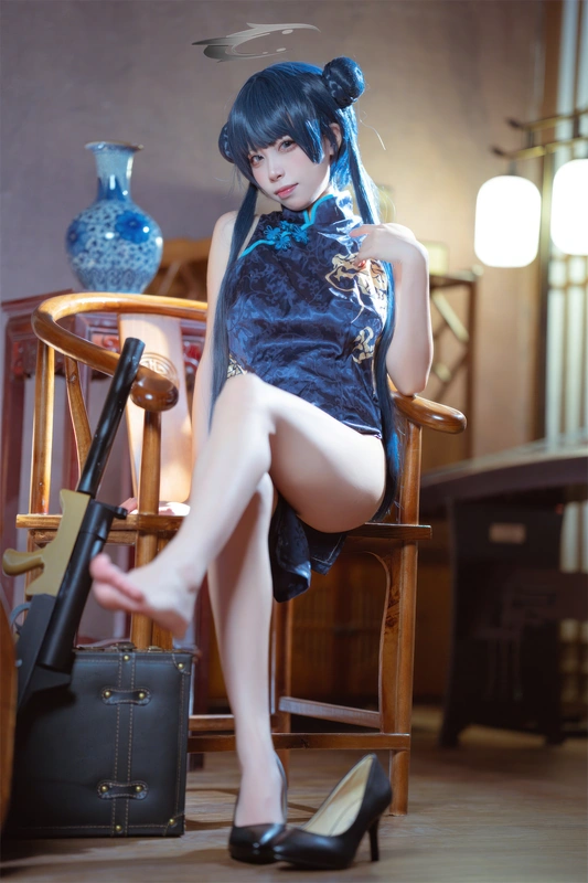 碧蓝档案 妃咲旗袍 - 是三不是世w