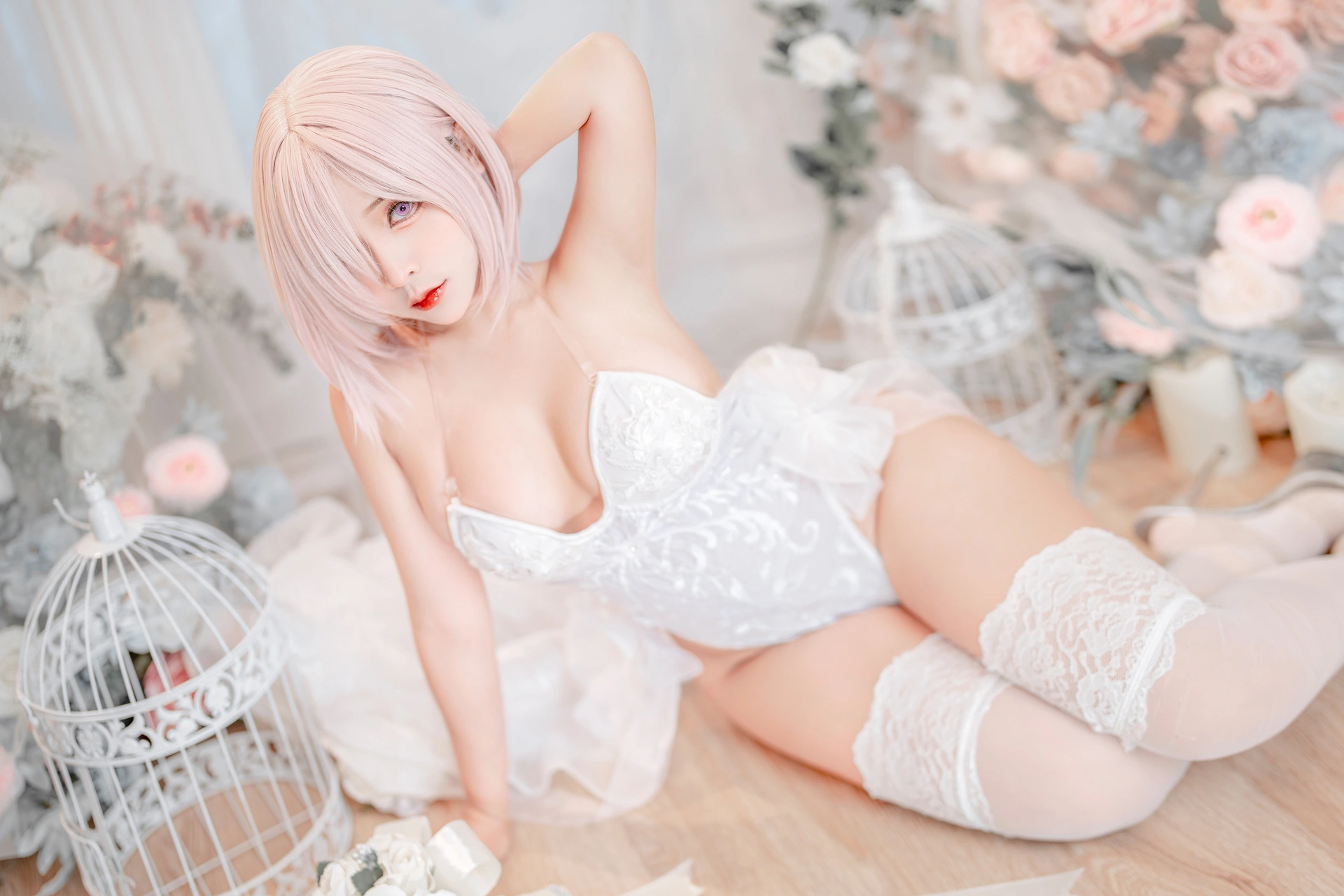 Sayo Momo - NO.23 Mashu white lingerie body oil 2